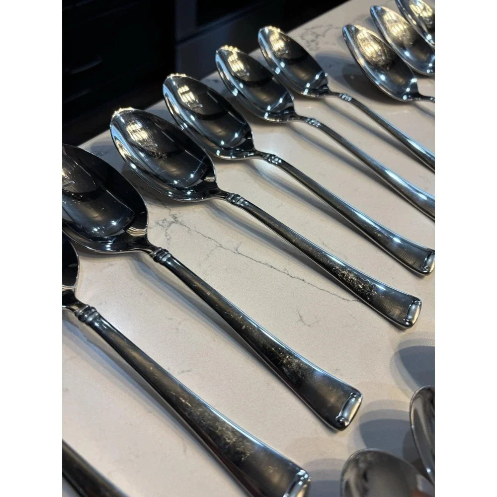 58 Pcs Zwilling JA Henckels Angelico 18/10 Stainless Spoons Forks Knives Serving